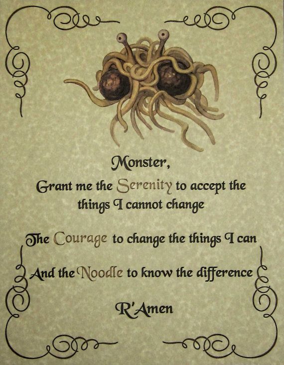 Pastafarianism- A Healthy Alternative?